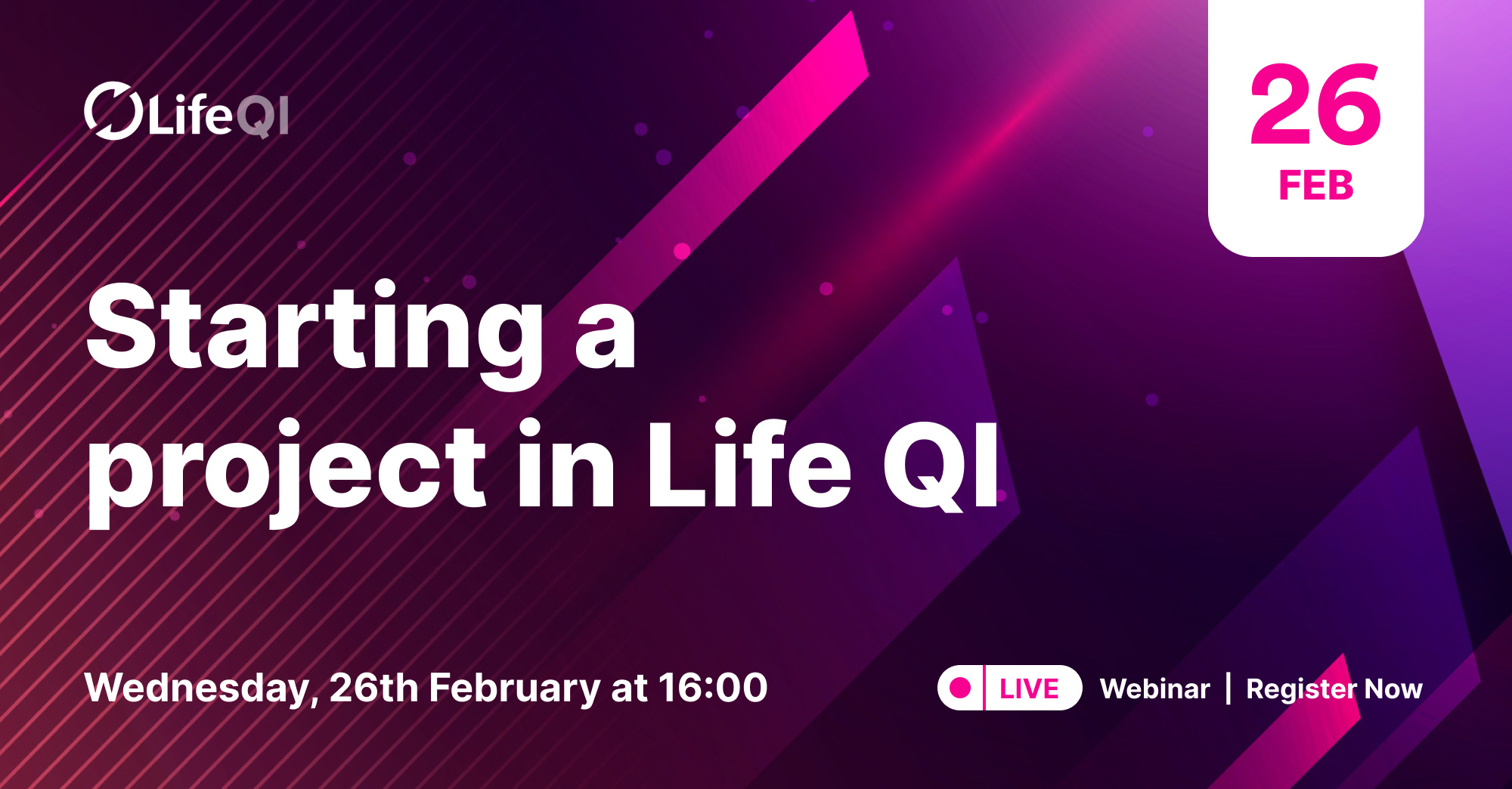 Starting a project in Life QI - Webinar